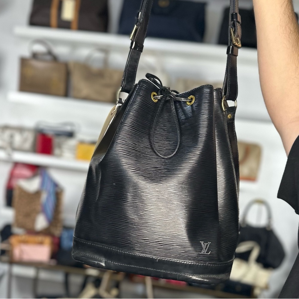 Lv Black Epi Bag